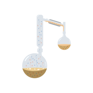 Short path distillation of cannabis oil